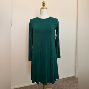 Old Navy Teal Long Sleeve Dress